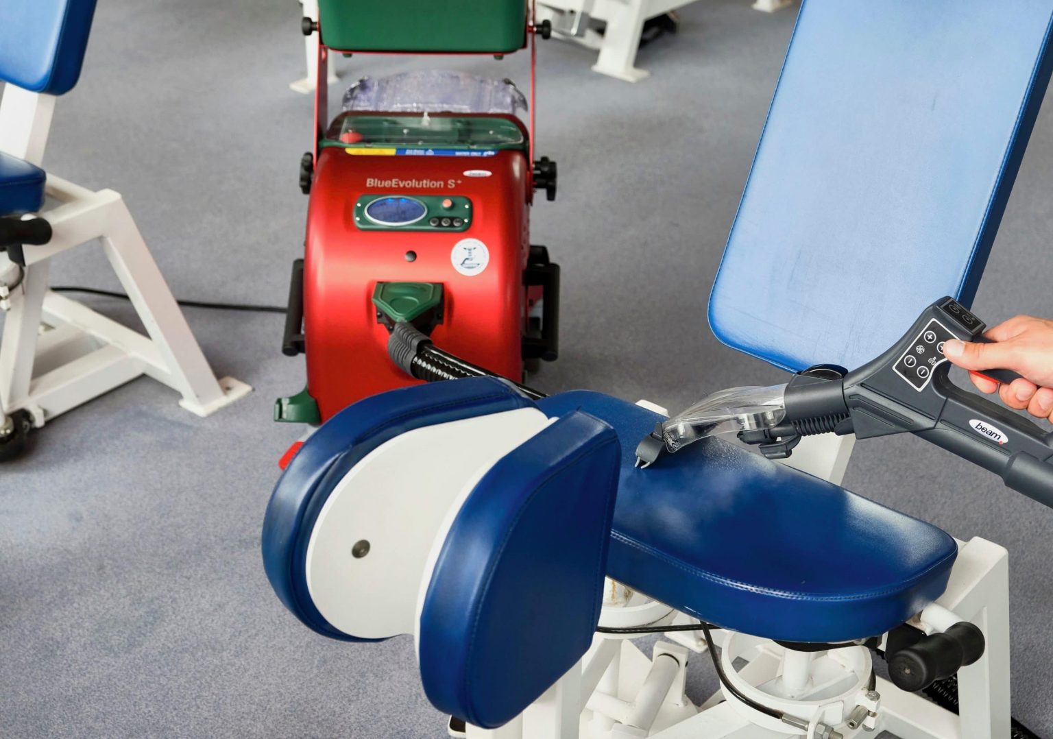 Kommt ganz ohne Chemie aus: der Blue Evolution vo beam