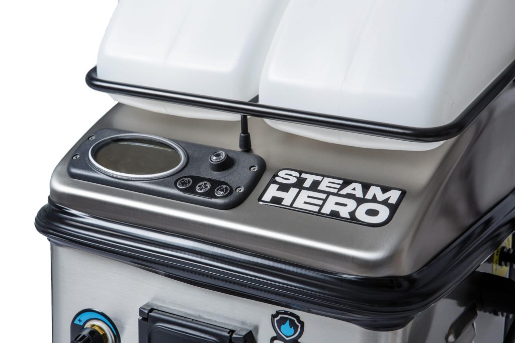 Der Steam Hero ist das neue Einstiegsmodell der beam GmbH in die professionelle Dampfsaugwelt. Foto: beam